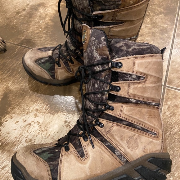 Muck Mens Leather Boots 9.5